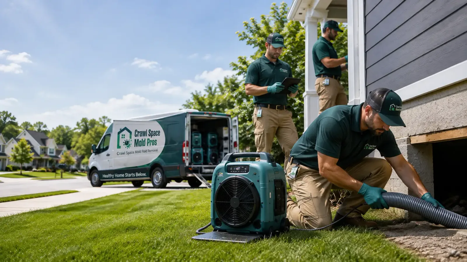 Crawl Space Mold Removal in Oreana, IL